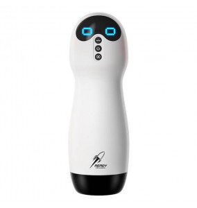LILO - Cat Alien Male Vibrating Masturbator Cup (Chargeable - White)